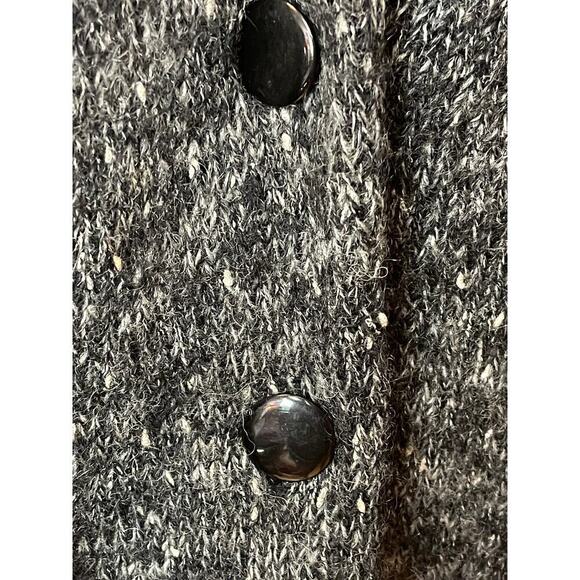 Vintage I.B. Diffusion Grey Wool Blend Cardigan Women's Size M - Picture 5 of 7